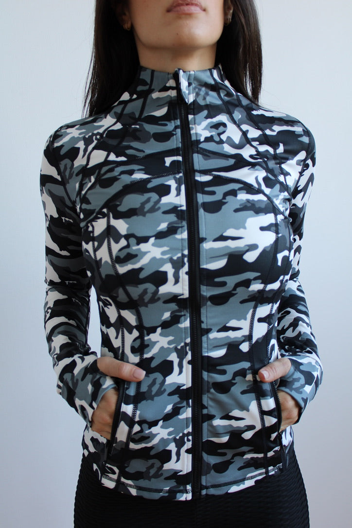 Camo Zip Up Runner