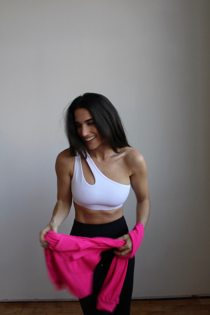 One Shoulder Tech Bra