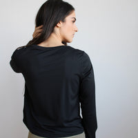 Ruched Tech Longsleeve