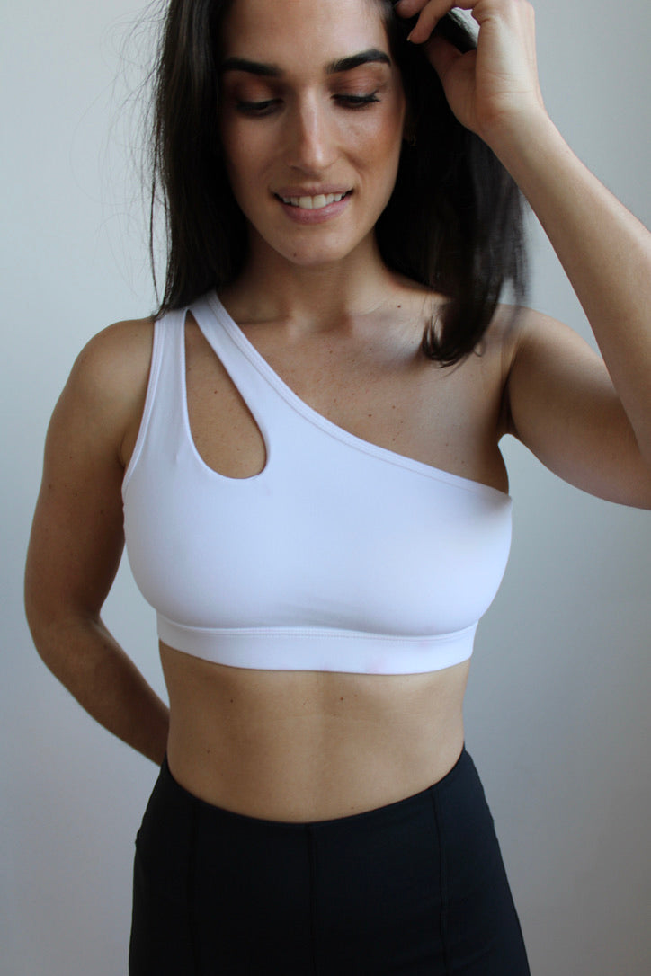 One Shoulder Tech Bra