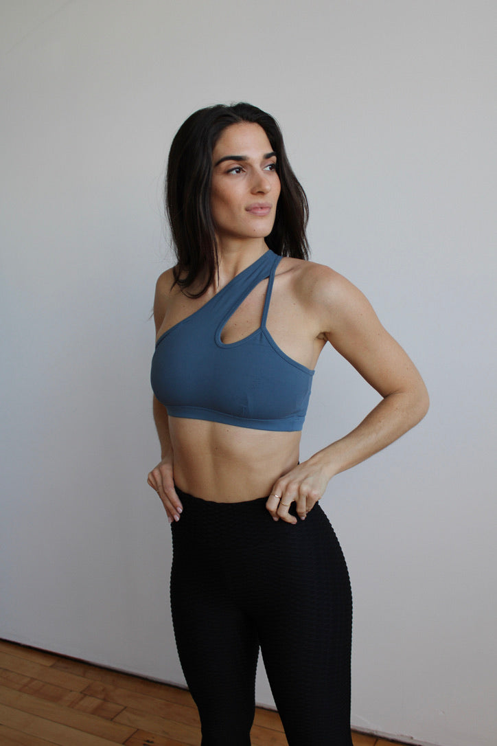 One Shoulder Loop Bra