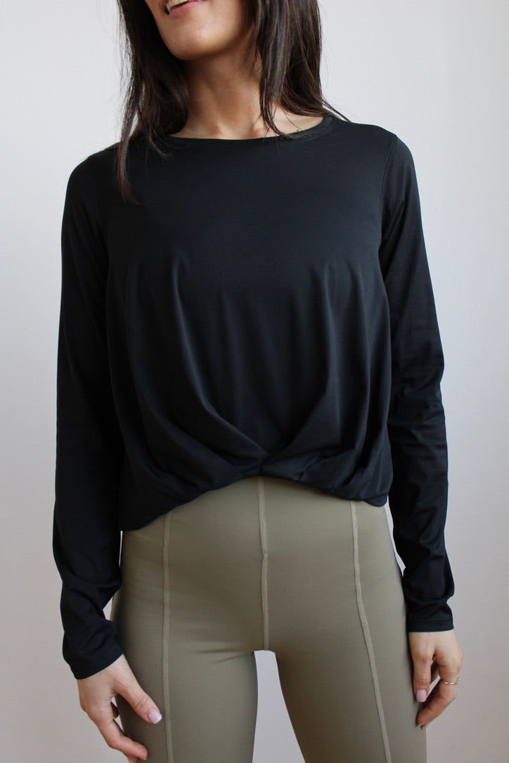 Ruched Tech Longsleeve