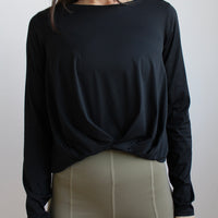 Ruched Tech Longsleeve