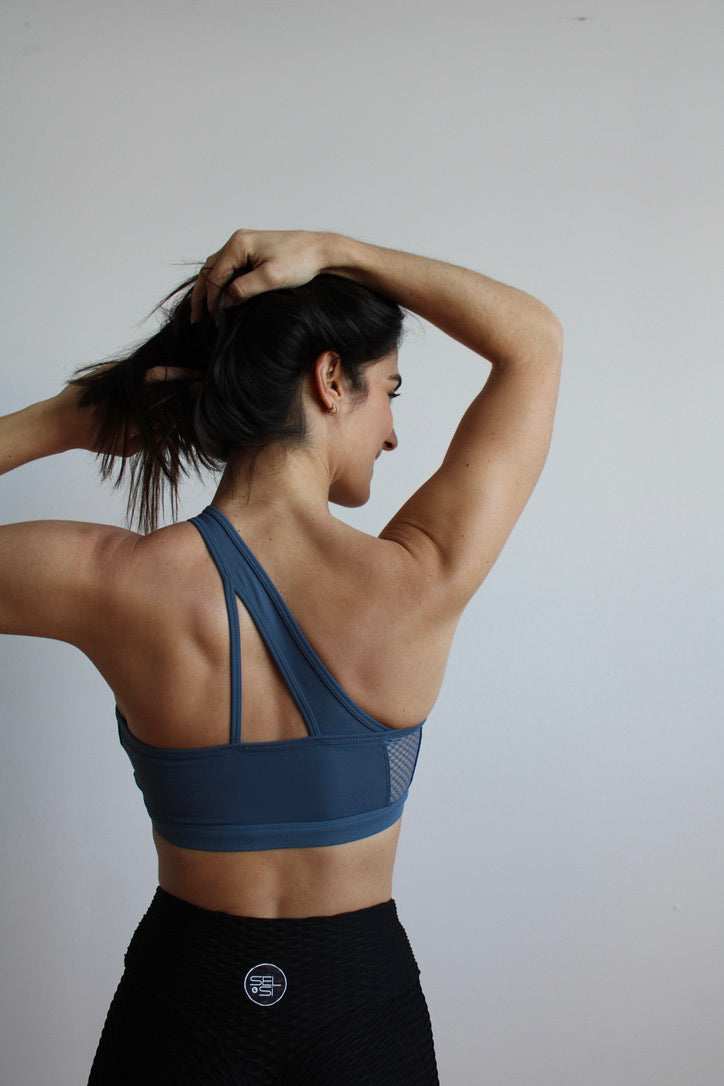 One Shoulder Loop Bra