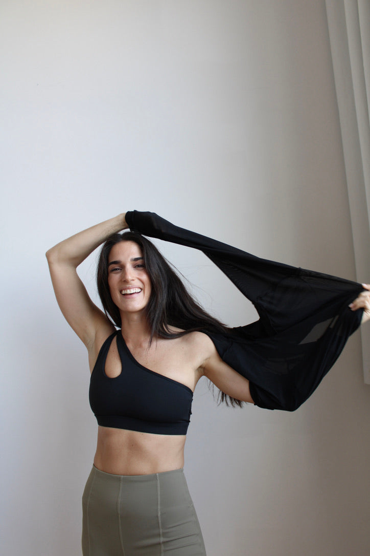 One Shoulder Tech Bra